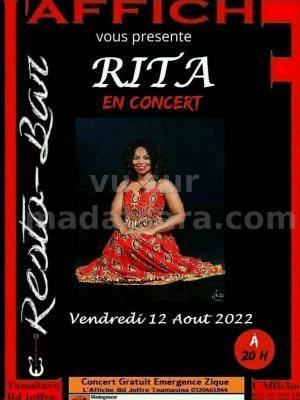 Rita Privat Concert Affiche Resto Bar Toamasina
