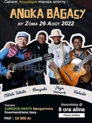 Anoka Bagasy Cabaret acoustique Auberge Mangarivotra Soavinandriana Itasy