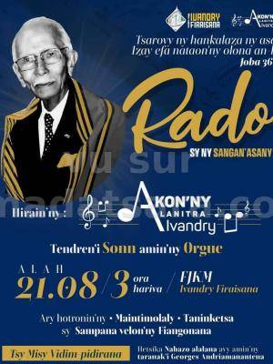 Rado sy ny sangan'asany - Akon'ny Lanitra Ivandry Firaisana Concert Fjkm Ivandry Firaisana