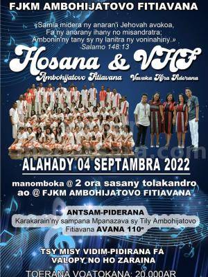 Vavaka Hira Fiderana (V.H.F), Hosana Ambohijatovo Fitiavana Concert FJKM Ambohijatovo Fitiavana