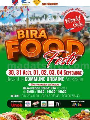 Bira food festi  Arts / Culture Commune urbaine Antsirabe
