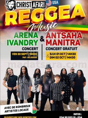 Christafari reggae music Concert Arena Ivandry, Antsahamanitra