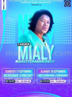 Mialy Rakotomamonjy Concert Fjkm Betela Tanambao, Masova 501 Toamasina