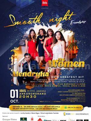 Smooth night friendship The Women, Mendryka Rajaoharifetra Concert Hotel Ibis Akorondrano