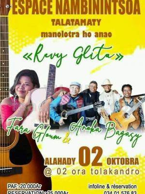 Revy glita Fara Gloum, Anoka Bagasy Concert Espace Nambinintsoa Talatamaty