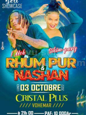 Nashan, Rhum Pur best Showcase Cristal Plus Vohemar