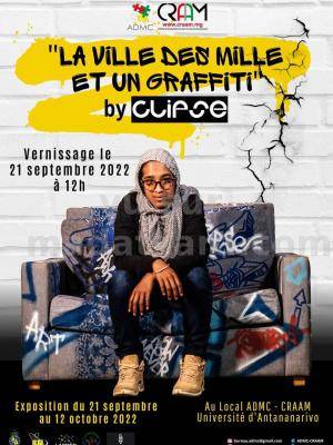 Expositions / Salons La ville des mille et un graffity by Clipse Teean Espace Art Public (CRAAM) Ankatso