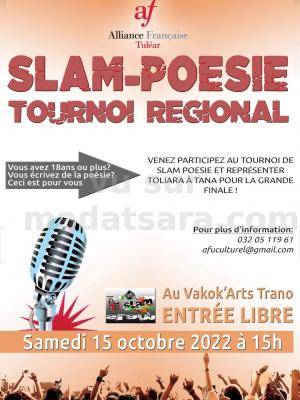 Slam poésie tournoi régional Vakok'Arts Trano Toliary
