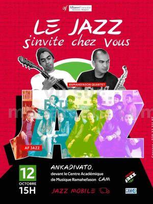 Le jazz s'invite chez vous Lova Ramahefason Concert CAM Centre Academique de Musique Ankadivato