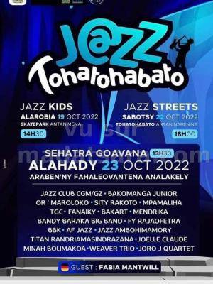 Jazz tohatohabato  Concert Avenue de l'Indépendance Analakely