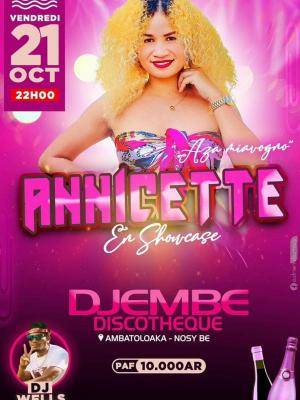 Annicette Showcase Djembe Discothèque Ambatoloaka Nosy Be - Madagasikara