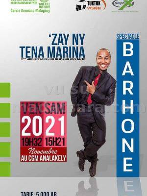 Barhone One man/woman show CGM Analakely