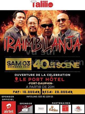 Iraimbilanja Concert Port Hotel Fort Dauphin