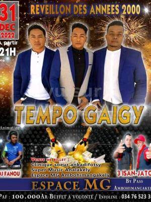 Réveillon des années 2000 Tempo gaigy Showcase