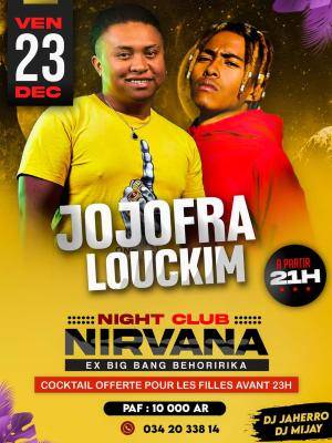 Jojofra, louckim Showcase Bar Night club Nirvana Behoririka