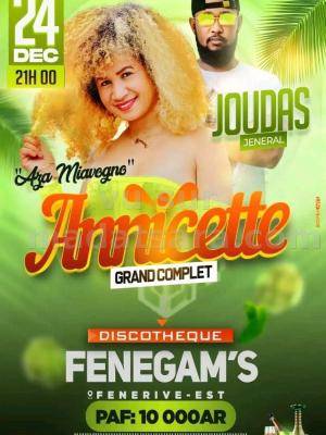 Joudas, Annicette Showcase Fenegam's Fenerive Est Madagasikara