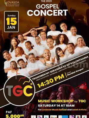 The 2023 concert Gospel TGC (Tana Gospel Choir), NorMal Gospel Concert Maison de la Culture Antsirabe