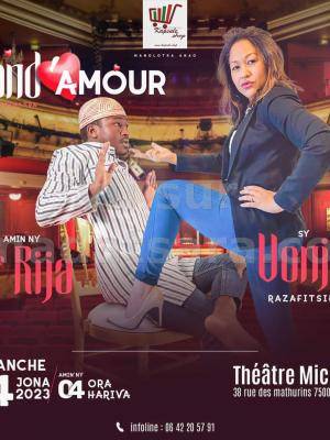 Mand'amour Vonjy Razafitsifa, chef Rija One man/woman show Théâtre Michel Paris