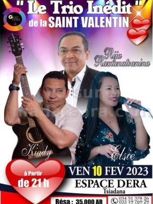 Trio inédit Rija ramanantoanina, Kiady, Bodo Concert Espace Dera