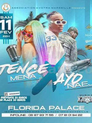 Tence Mena, Ayo Naej Showcase Florida Palace Marseille