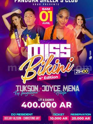 Miss bikini 4e édition Joyce Mena Makoa, Tukson Showcase Le Pandora Shellas tamatave 501