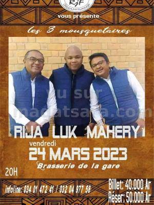 Luk, Mahery, Rija ramanantoanina Showcase Brasserie de la Gare des Manguiers