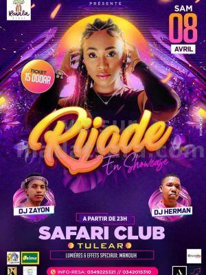 Rijade Showcase Safari Club Toliara