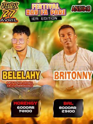 Festival zay fa pare Belelahy, Britonny Festival