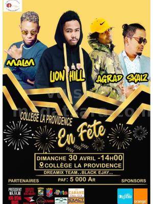 Malm Martiora, Agrad, Skaiz, Lion Hill Showcase Salle La Providence Antsirabe