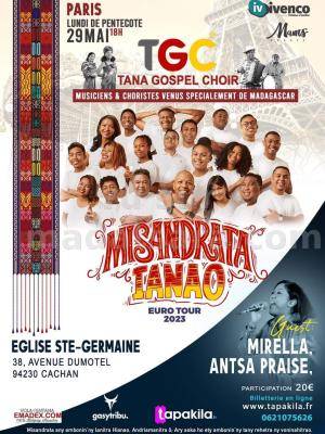 TGC (Tana Gospel Choir), Antsa Praise, Mirella Concert Eglise Ste-Germaine Cachan