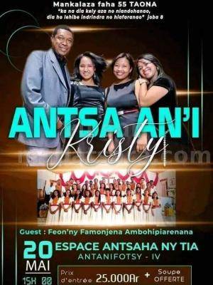 Antsan'i Kristy Concert Espace Antsaha Ny Tia Antanifotsy
