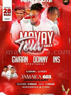 Mavay tour 2023 gwaan, Donny, Ins Showcase jamaica amboasary 603
