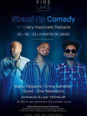 Stand up comedy Mamy Ralijaona, Orima Sarobidy, Zina Rabedaoro One man/woman show Radisson Blu Ambodivona