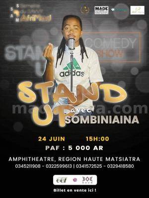 Stand up avec Sombiniaina One man/woman show Amphithéâtre Région Matsiatra