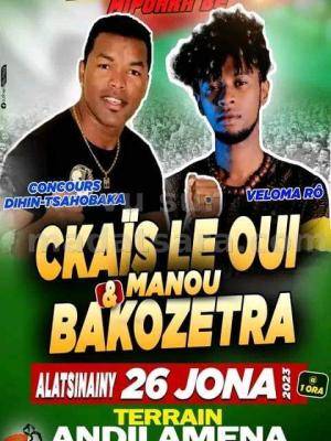 Ckais Le Oui, Manou Bakozetra Showcase Terrain Andilamena