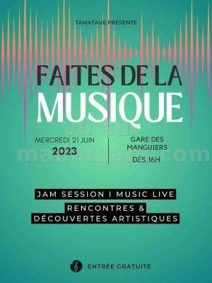 Faites de la musique  Concert Brasserie de la Gare des Manguiers