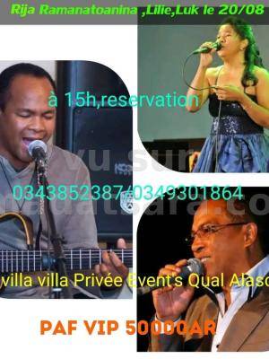 Rija ramanantoanina, Luk, Lilie Concert Event's Qual Alasora