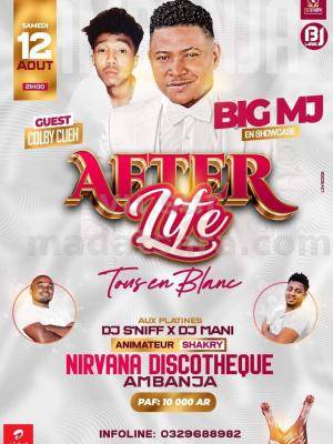 After life tous en blanc Big MJ, Colby Showcase Discothèque Nirvana - Ampanefena