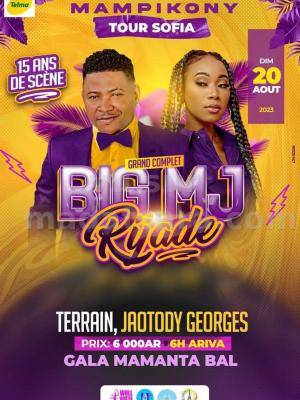 Big MJ, Rijade Showcase Stade Jaotody Georges Mampikony