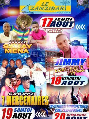 Groupe Sakay Mena, Groupe Mercenaires, JImmy Concert Discothèque Zanzibar