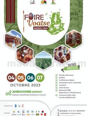 Foire Voatse Androy 2023