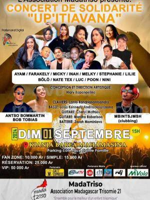 Concert de solidarité UP'Itiavana