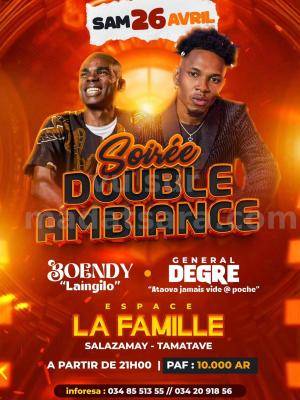 Soirée double ambiance