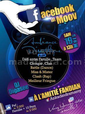 Facebook in Moov au Amitié Fandian