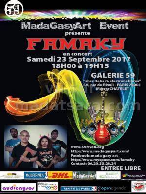Famaky en concert Galerie59 Paris