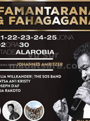Famantarana & fahagagana - Stade Alarobia‍ avec Johannes Amritzer, Rija rasolondraibe‍ , Joseph d'AF‍ , Rija Rakoto‍ , Antsa an'i Kristy‍ , Julia Willkander & The SOS Band