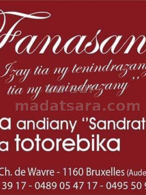 Famoahana andiany "Sandratra" Fimpima - Salle New Joepie Bruxelles