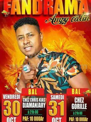Fandrama Ampy calin Tatie Chris Nosy Be - Bar Gorille Ambonara