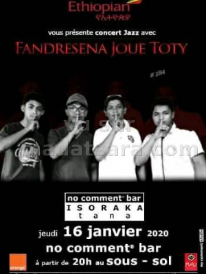 Fandresena Raoelison‍ joue Toty - No Comment Bar Isoraka‍