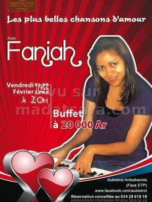 Faniah au Bistrot Antsahavola - Les plus belles chansons d'Amour